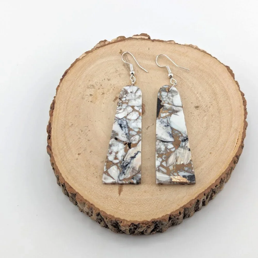 Women's Navajo Dangle Earrings - Genuine Native American Jewelry Made in USA ***